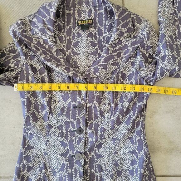 Georgiou Studio Jacket size 2 made in France - Picture 7 of 8